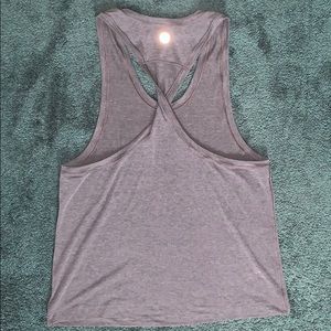 Twisted back grey Lululemon tank